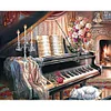 Diamond Painting -5D Full Round Drill Candlestick Piano(50*40 CM)