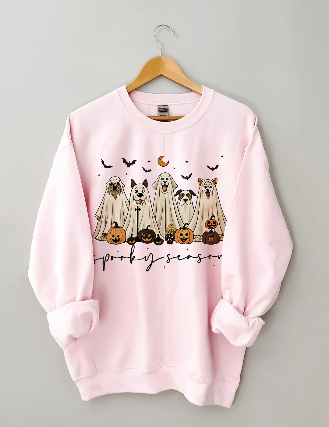 Retro Ghost Dog Sweatshirt