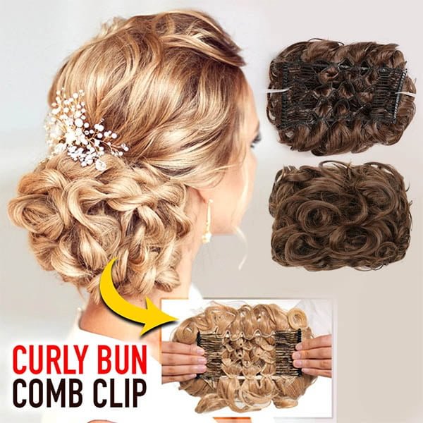 Curly Chignon Comb Clip
