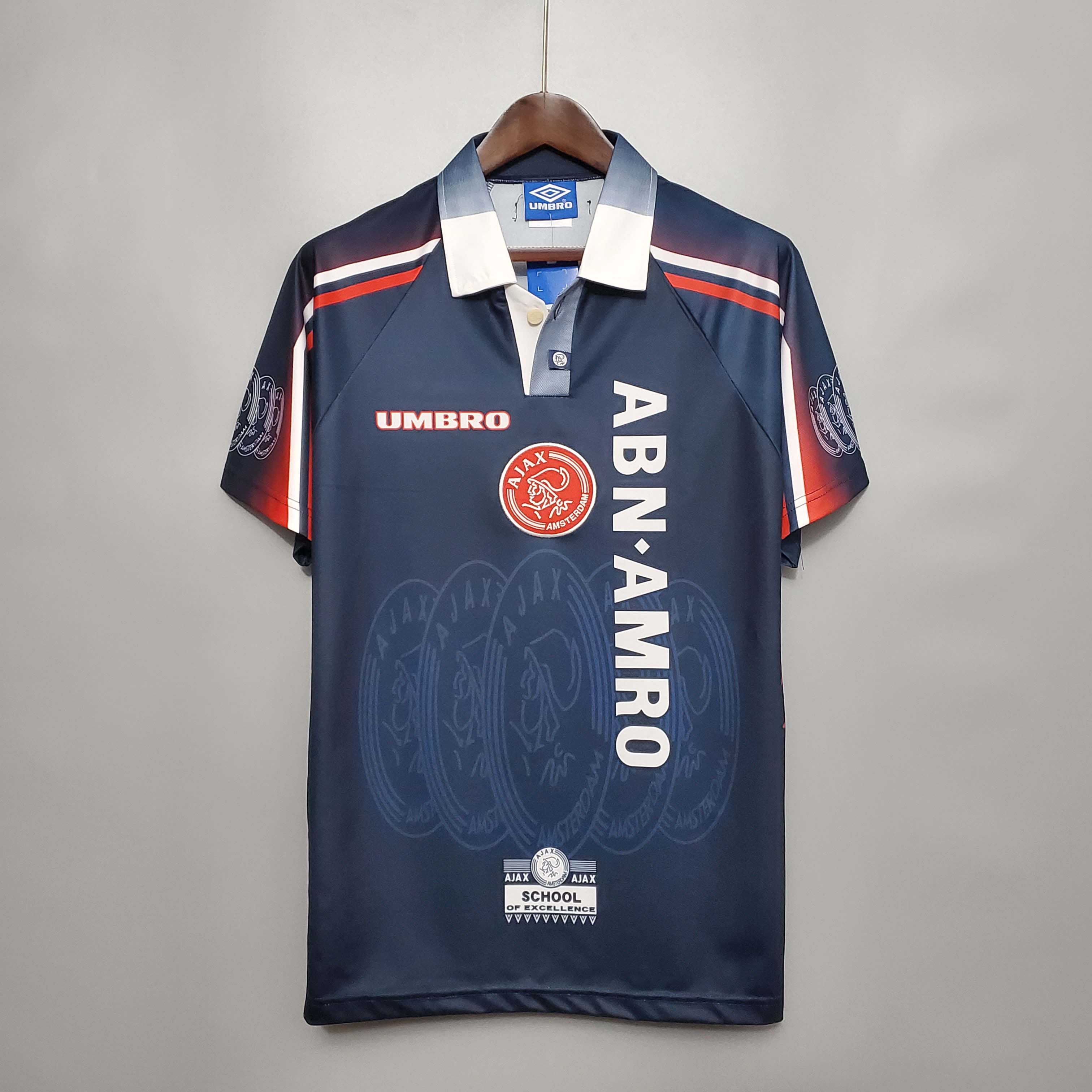 1997-1998 Retro Ajax Amsterdam Away Football Shirt 1:1 Thai Quality