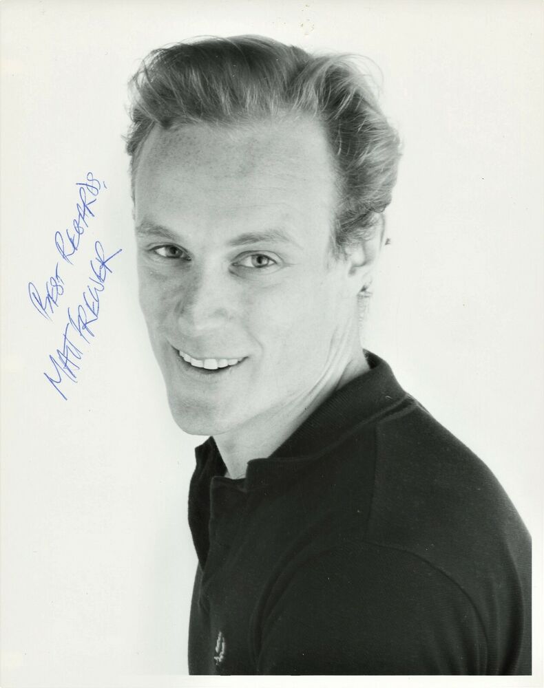 MATT FREWER Signed Photo Poster painting - Max Headroom