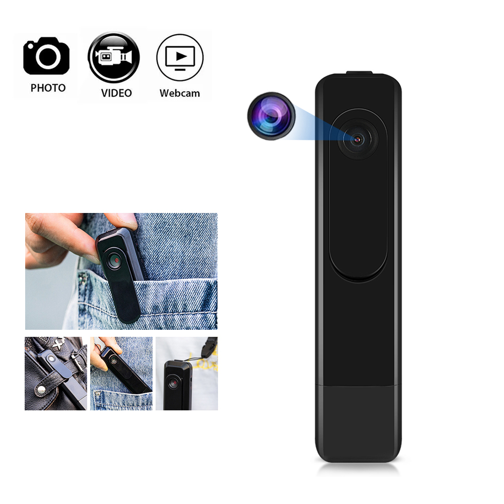 

008 Mini Camera Full HD 1080P Clip-on Body Camera Video Recorder Sport DV, 501 Original