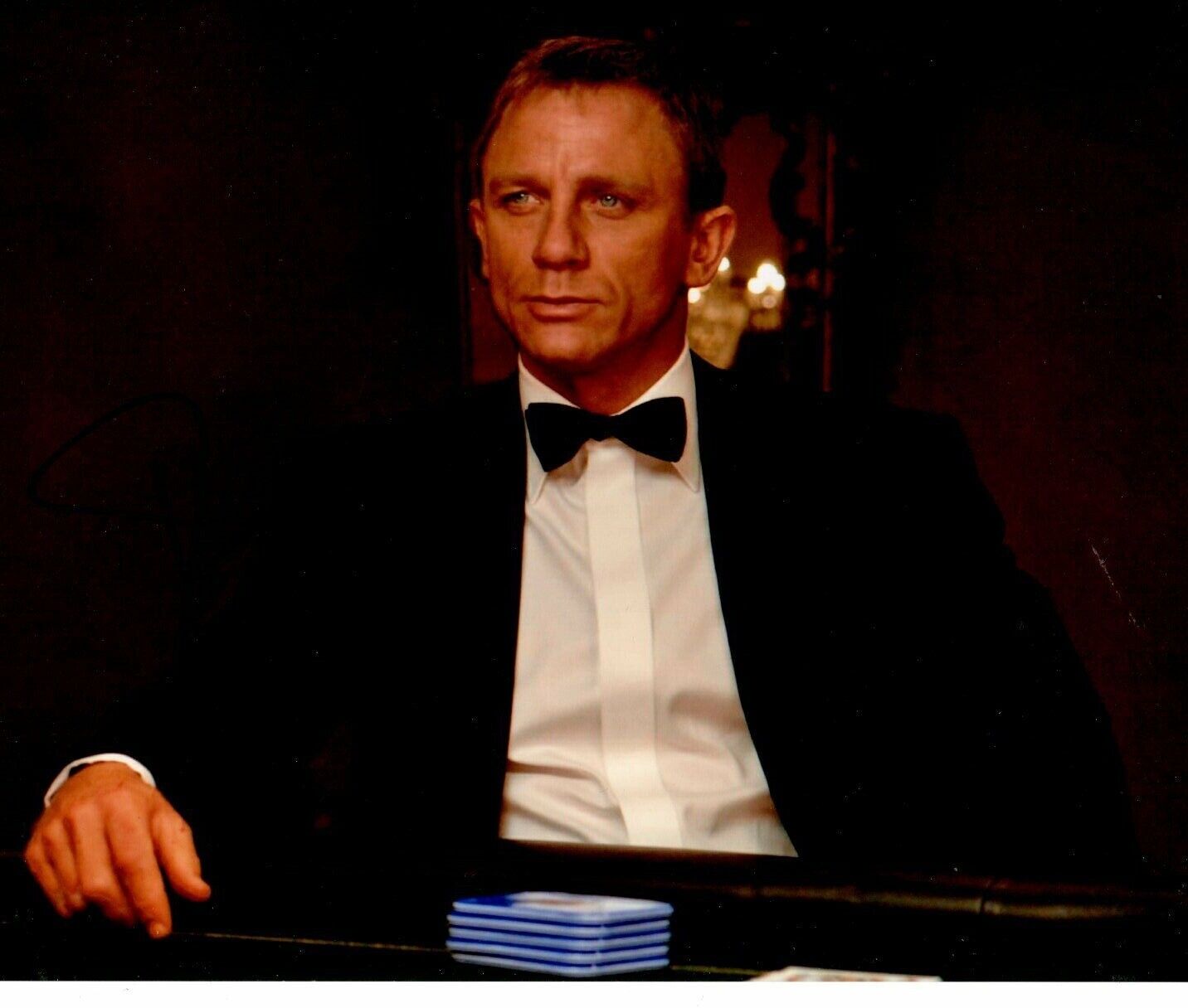 Genuine Hand Signed Daniel Craig Spectre Photo Poster painting 10 x 8  James Bond Autograph Coa