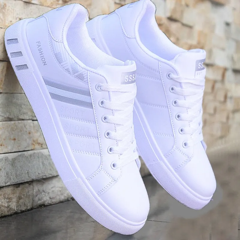 White Shoes Men Vulcanized Shoes Men's Casual Board Shoes New Fashion Trend Sneakers Street Cool Man Footwear Zapatos De Hombre