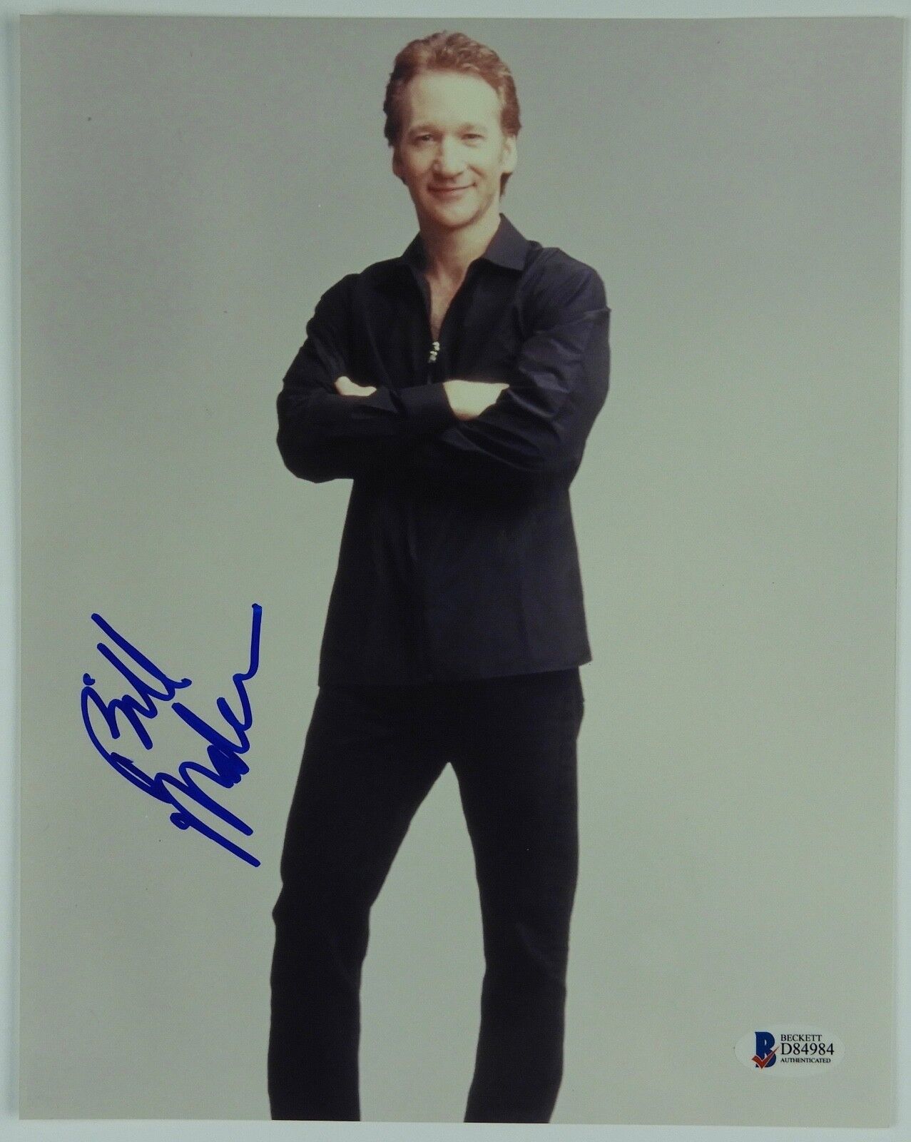 Bill Maher signed autograph Photo Poster painting 8 x 10 BAS COA Beckett