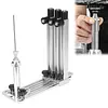 [US Local Warehouse] Bike Wheel Truing Stand Rotating Design Bicycle Wheels Weaving Stand Foldable Bike Hub Spokes Braiding Table for Bike Mechanics and DIY Enthusiasts