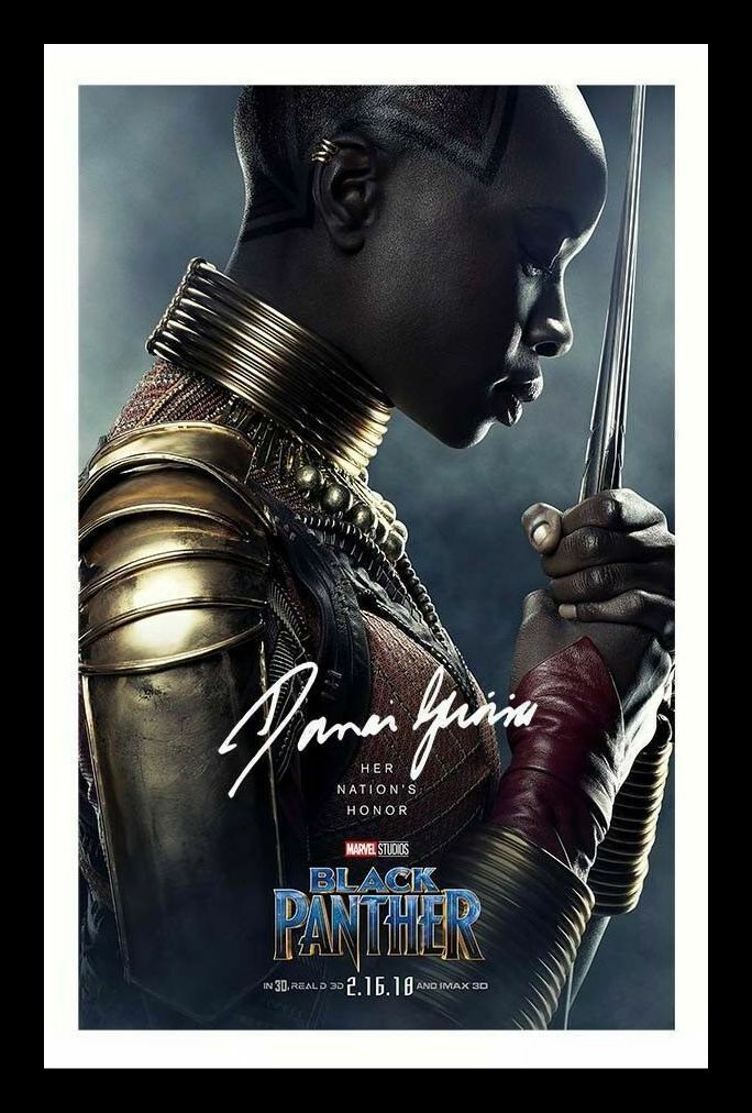 Danai Gurira - Black Panther Autograph Signed & Framed Photo Poster painting