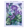 Purple Lotus Dragonfly  | Crystal Rhinestone  | Full Round Diamond Painting Kits