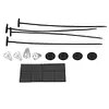 1 Set Car Electric Radiator Fan Mounting Kit Plastic Ties Straps Universal