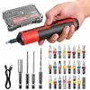 Electric Screwdriver Set LED Light Automatic Screwdriver for Furniture Gaming PC