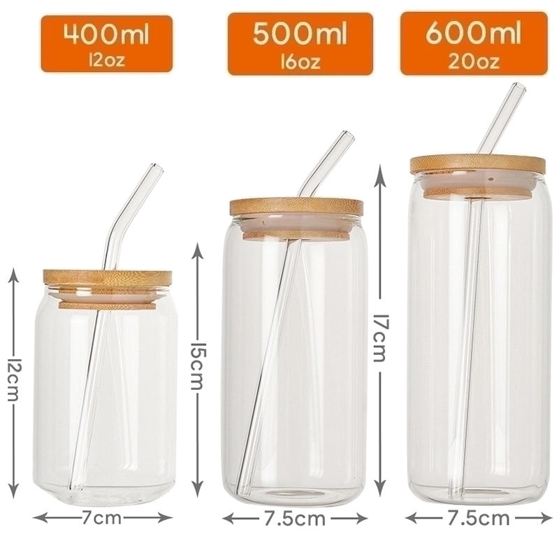 Casual Solid Color Borosilicate Glass Glass Water Bottles 1 Piece