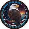 4pcs Diamond Painting -DIY Round Drill Stained Glass Animal