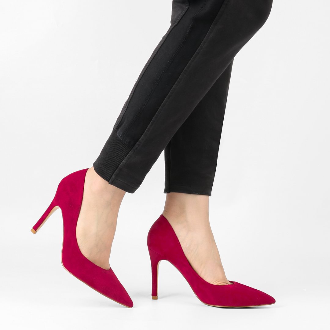 Classic 3.5" Middle Heels Shoes Women Daily  Pumps-MERUMOTE