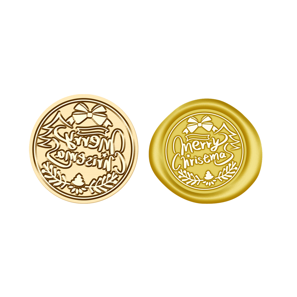 

25mm Christmas Wax Seal Stamp Cartoon Head - Wax Seal Stamp, 501 Original
