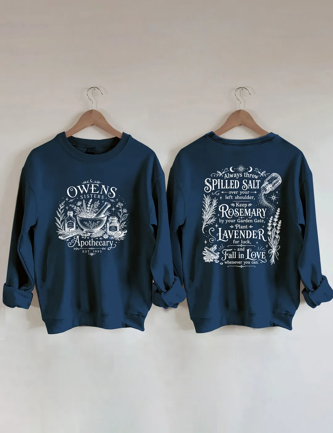 Magic Practical Owens Sisters Apothecary Sweatshirt