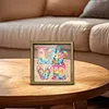 Diamond Painting Special Shaped Drill Love With Frame(8.46x8.46inch)