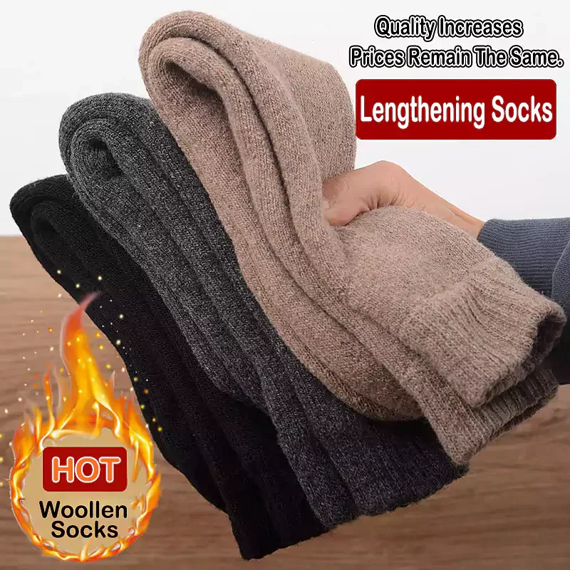 Letclo™ 3 PCS Winter Wool Warm Plush Socks letclo Letclo