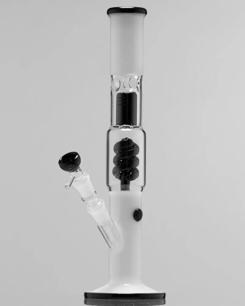Grace Glass Black & White Milky  Bong