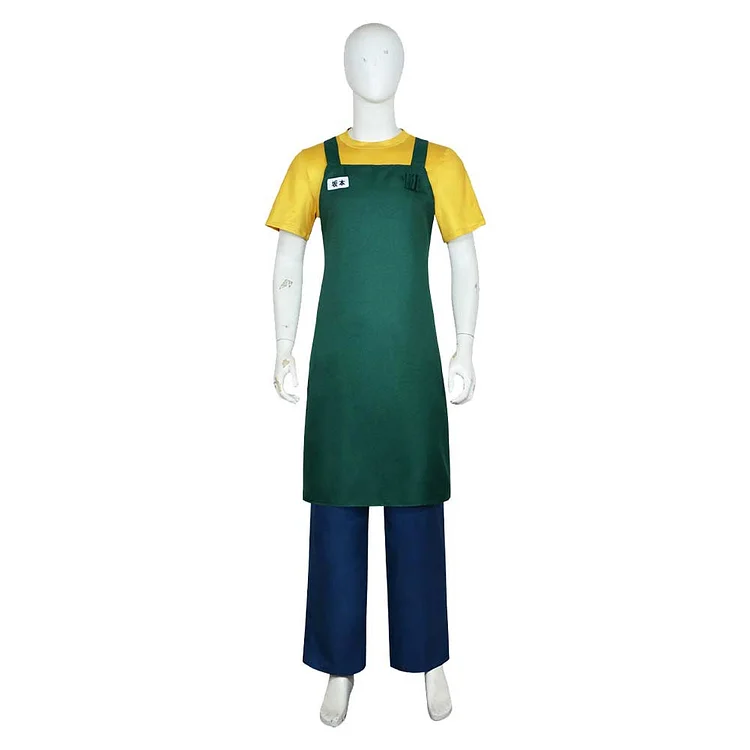 Sakamoto Days (2025) Sakamoto Taro Green Apron Set Outfits Cosplay Costume