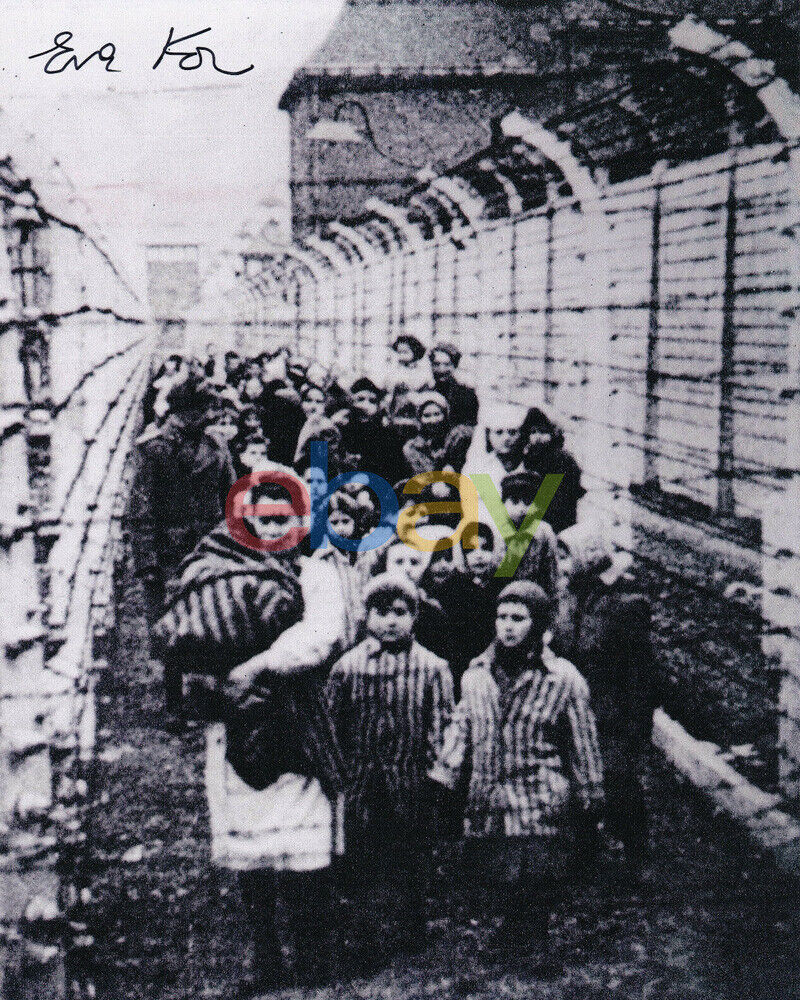 Eva Mozes Kor Signed 8x10 Inch Photo Poster painting World War II Auschwitz CANDLES Dr. Mengele