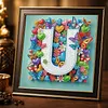 Butterfly Flower U 5D Partial Drill DIY Diamond Painting Kit 30*30cm