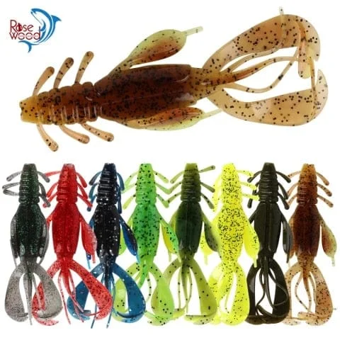 pornhint Pornhint RoseWood 5pcs/Lot 10.3cm 10.4g Soft Bait Double Sided Style Fishing Lures Perfect Creature Fish Lure For Deep And Shallow Waters