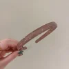 6PCS Jelly Acrylic Plain Color Hair Band