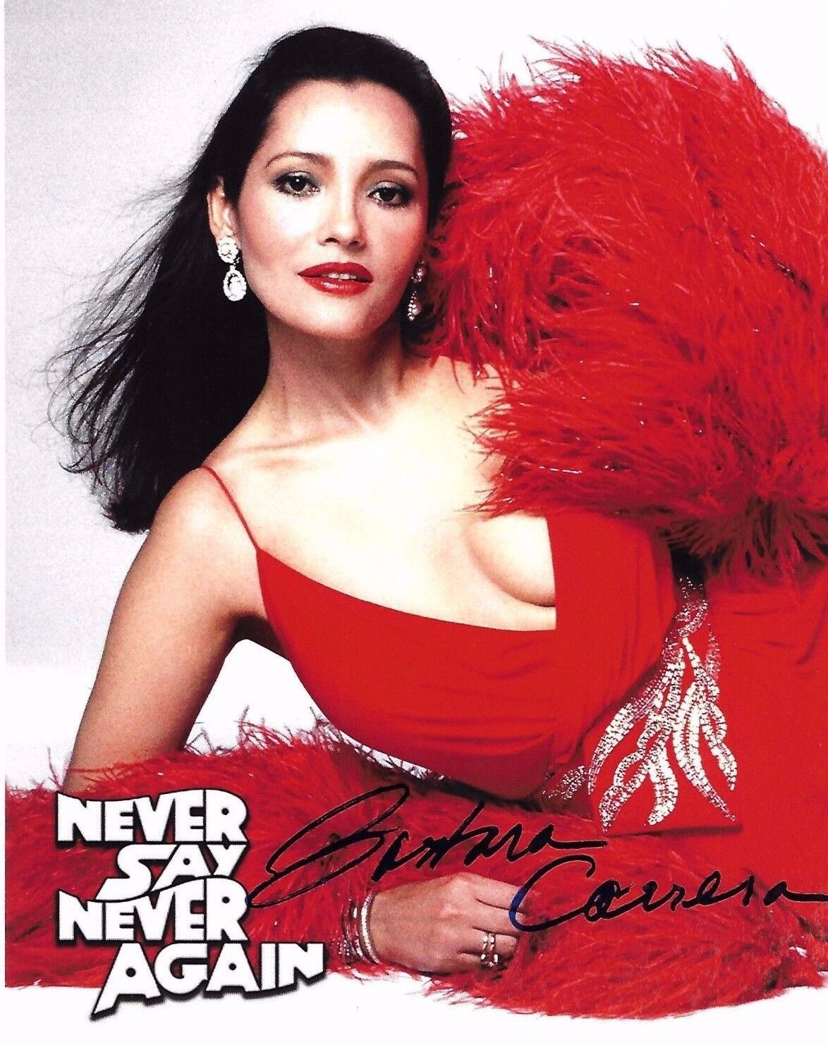 Barbara Carrera Signed 8x10 Photo Poster painting - James Bond Babe - NEVER SAY NEVER AGAIN H126