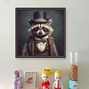 Raccoon-11CT Stamped Cross Stitch 40*40cm