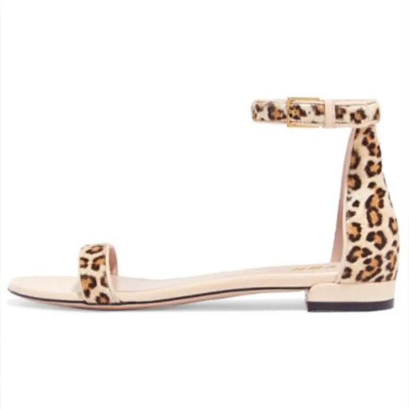 TAAFO Lady Sandals Flat Heel Show Banquet Shoes Women's Shoes