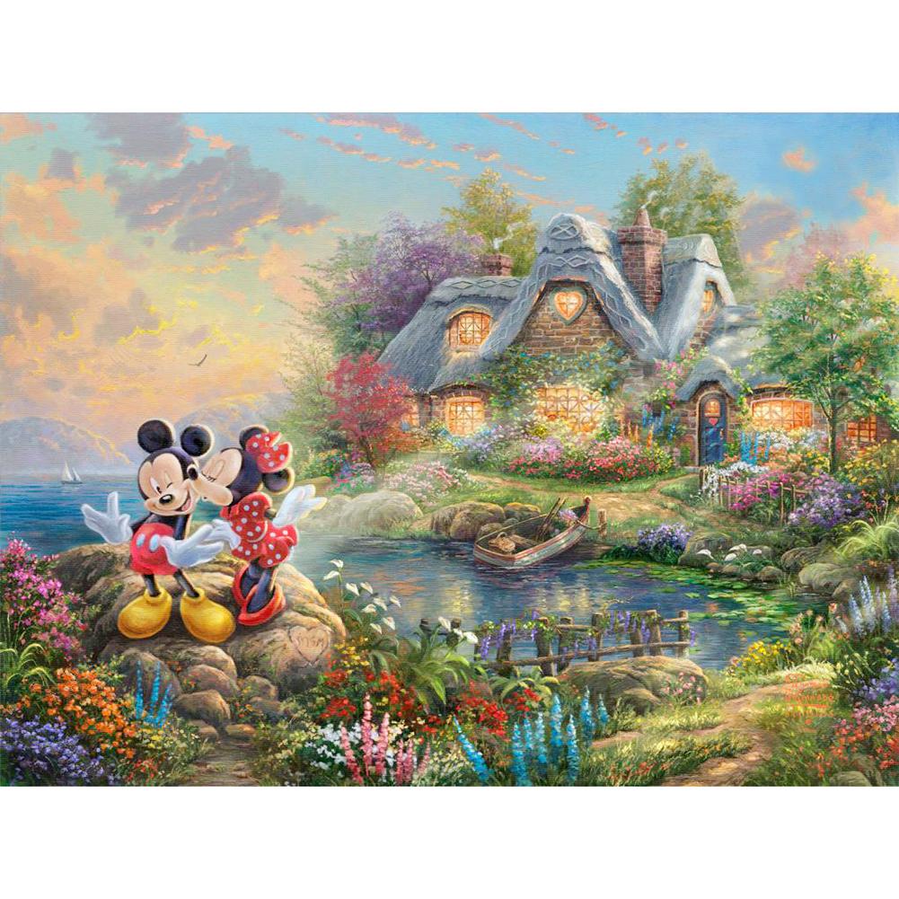 

Cartoon Mouse-Round Drill Diamond Painting-40*30CM, 501 Original