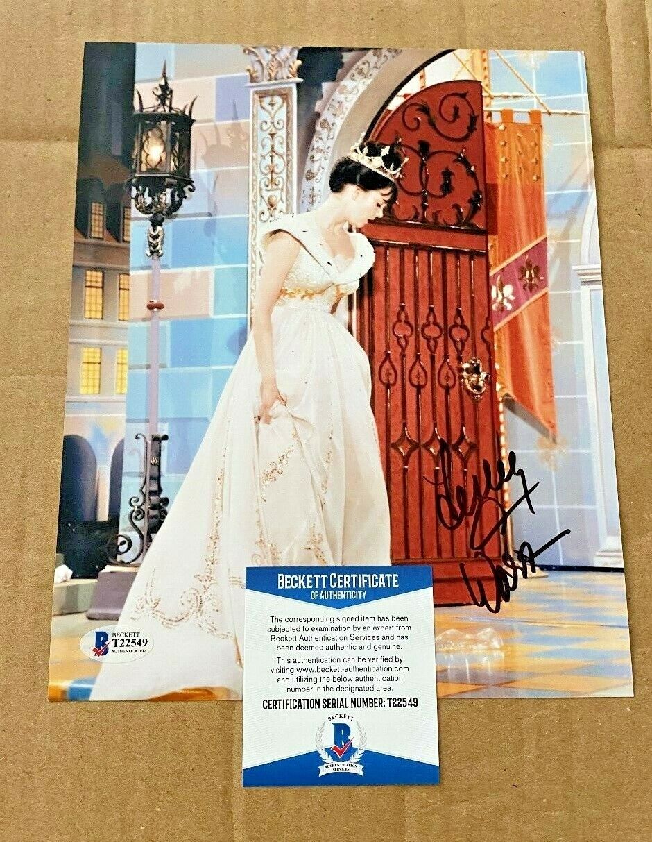 LESLEY ANN WARREN SIGNED 8X10 CINDERELLA Photo Poster painting BECKETT CERTIFIED