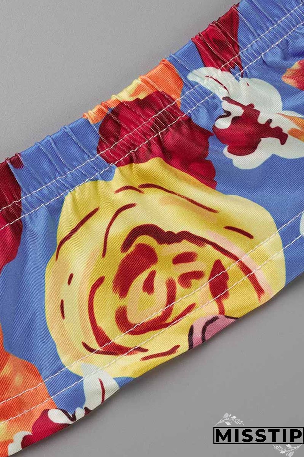 Leopard Print Fashion Street Print Patchwork Halter Sleeveless Two Pieces