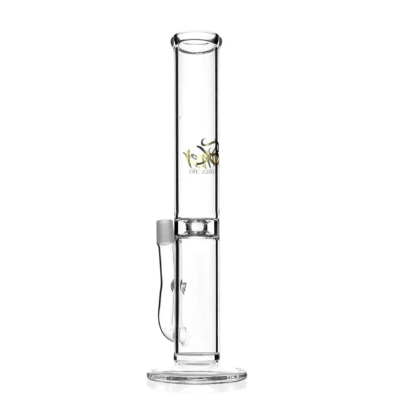 13 Inches Burner Inset Showerhead Glass Straight Tube Water Bong
