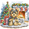 (US Only)6pcs Xmas Dog - Diamond Painting - Partial Special Shaped Drill (Canvas|30*30cm)