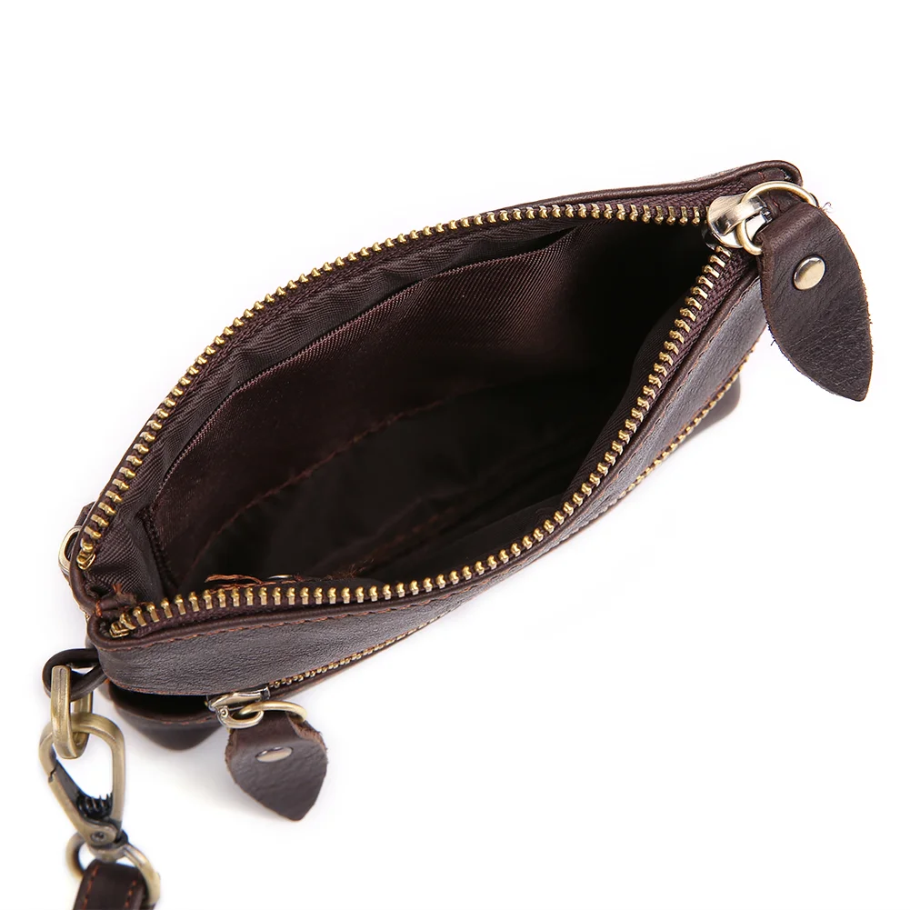 Casual waist hanging hand car key case multifunctional leather coin purse