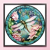 (Counted/Stamped) Dragonfly - 18CT Cross Stitch 20*20cm/7.87*7.87in