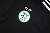 Joyfball 2025/2026 Algeria Half-Pull Training Suit Black Jersey