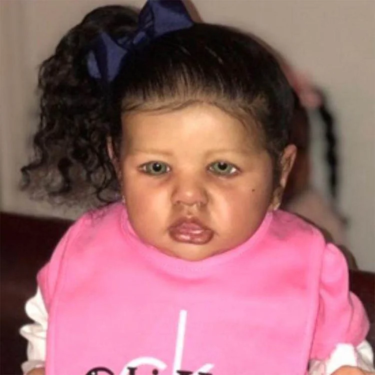  [New!]20'' Realistic Black African American Reborn Toddler Baby Girl Doll Named Whitney - Reborndollsshop®-Reborndollsshop®