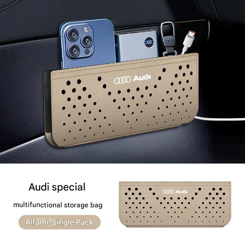 Car Leather Velcro Storage Bag(2PCS)