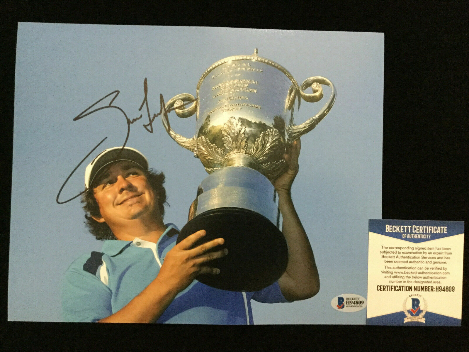 Jason Dufner signed PGA 8x10 Photo Poster painting BAS