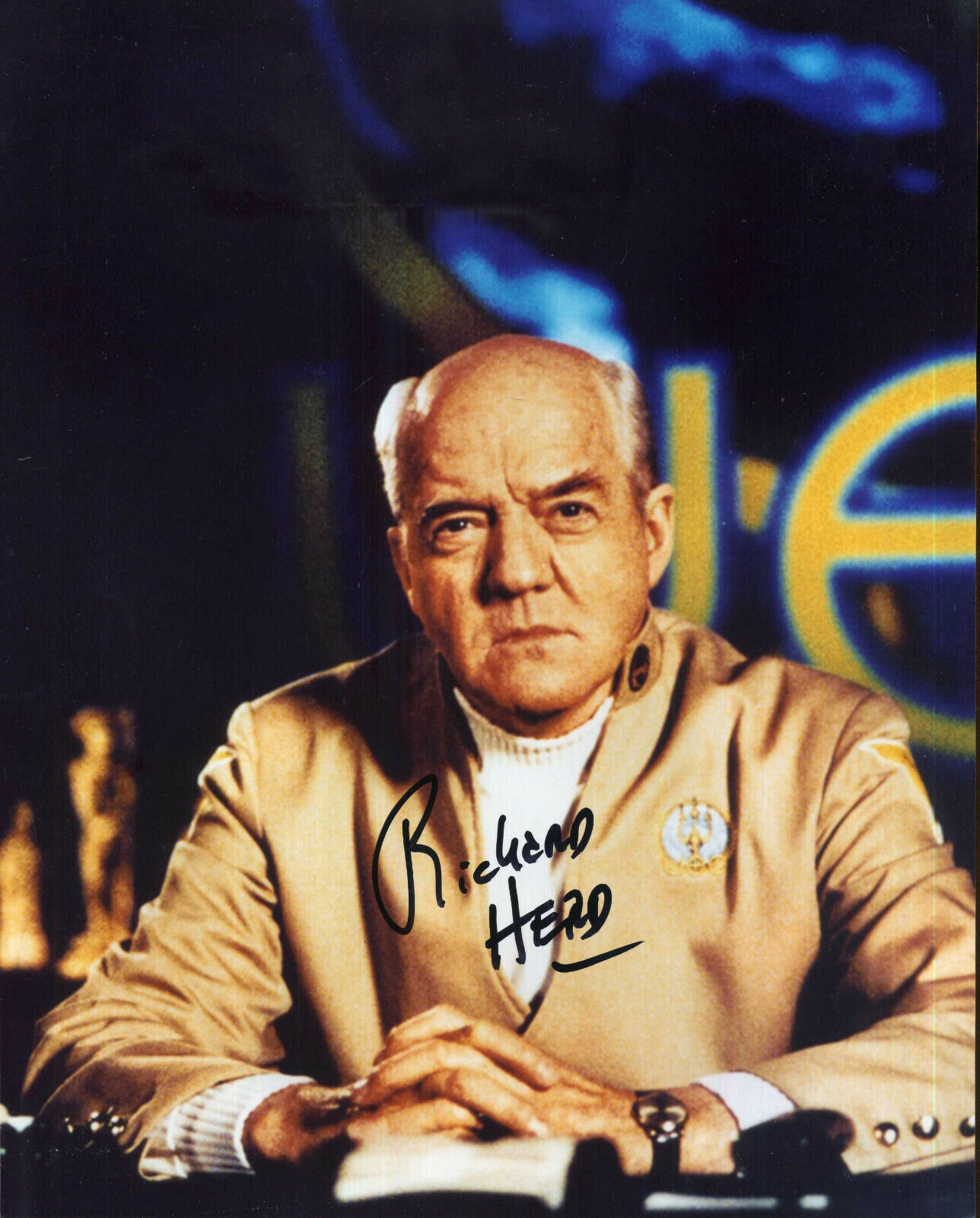 RICHARD HERD 'STAR TREK' Signed Photo Poster paintinggraph - TV & Film Actor - Preprint