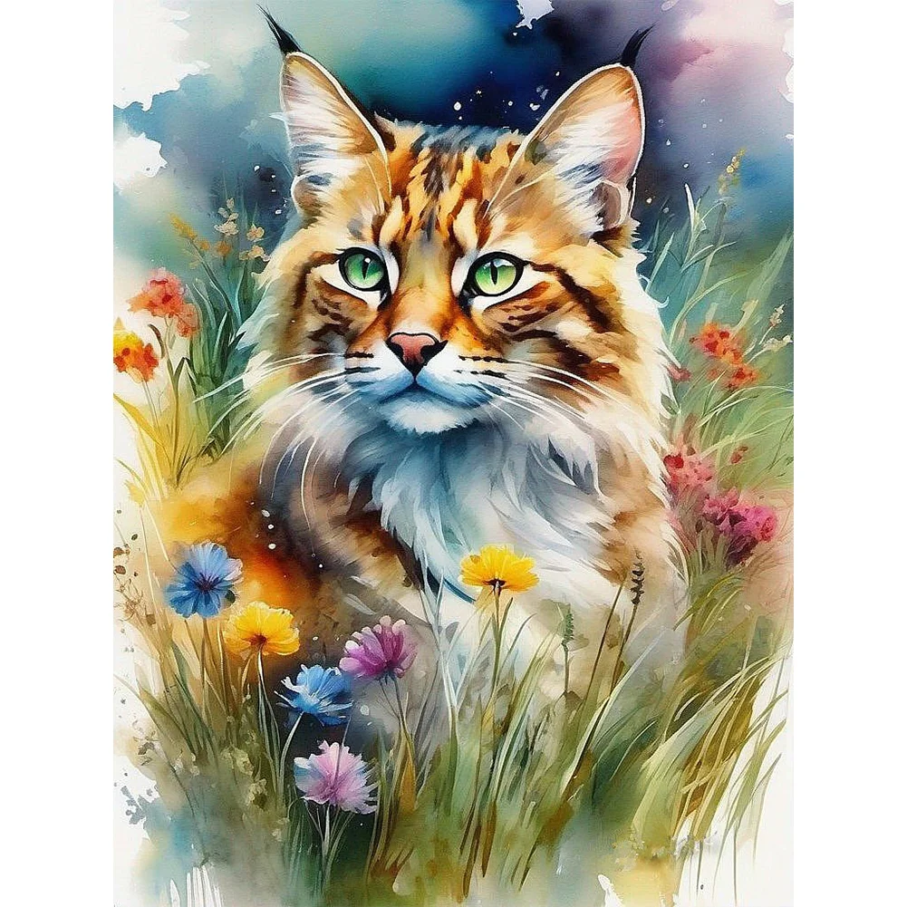 Diamond Painting - Full Round Drill - Autumn Cat(Canvas|30*40cm)