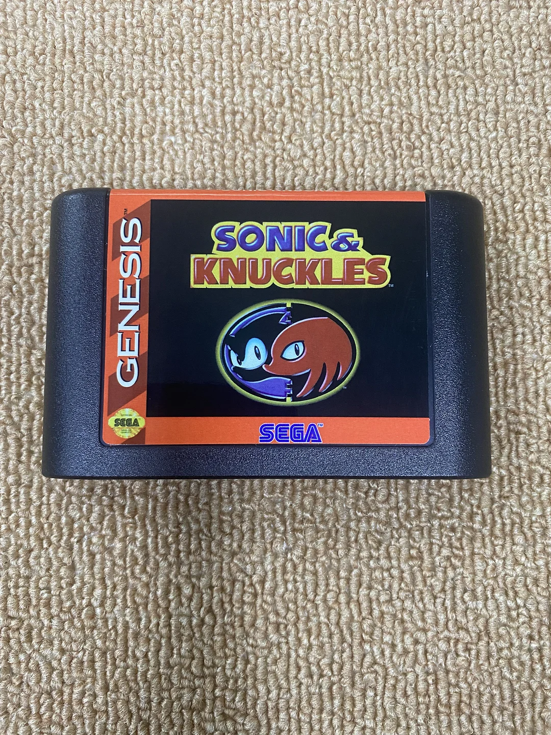 Sonic Knuckles For SEGA Genesis & Mega Drive - 16 Bit Game Cartridge