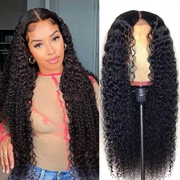 Jerry Curl 5X5 Lace Closure Wig