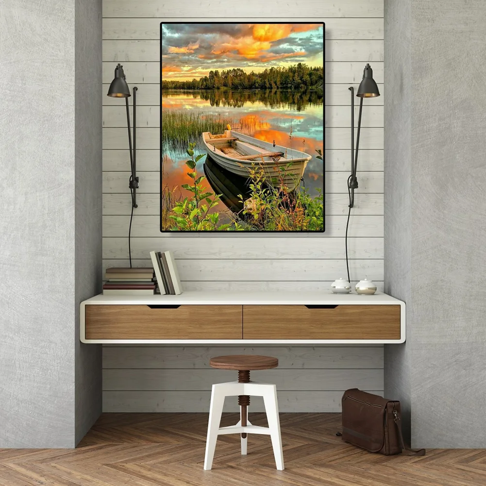 Boat Grove - Paint By Number(40*50cm)