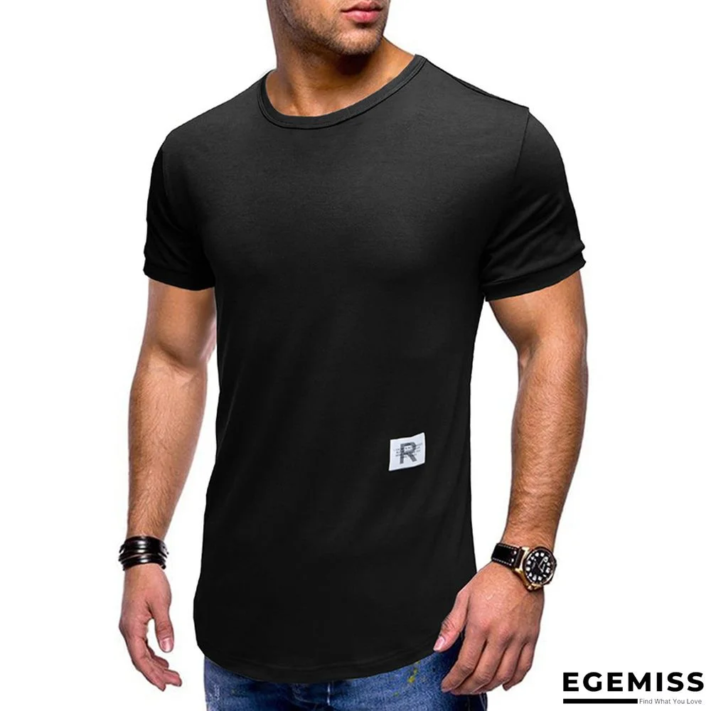T-shirt with Short Sleeves and Round Collar In Plain Color | EGEMISS