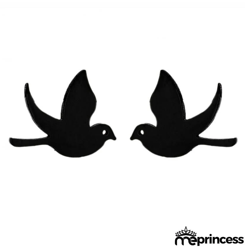 Women Fashion Hollow Eagle Owl Snake Dolphin Bee Giraffe Elephant Dog Cat Rabbit Fish Bird Penguim Stainless Steel Stud Earrings