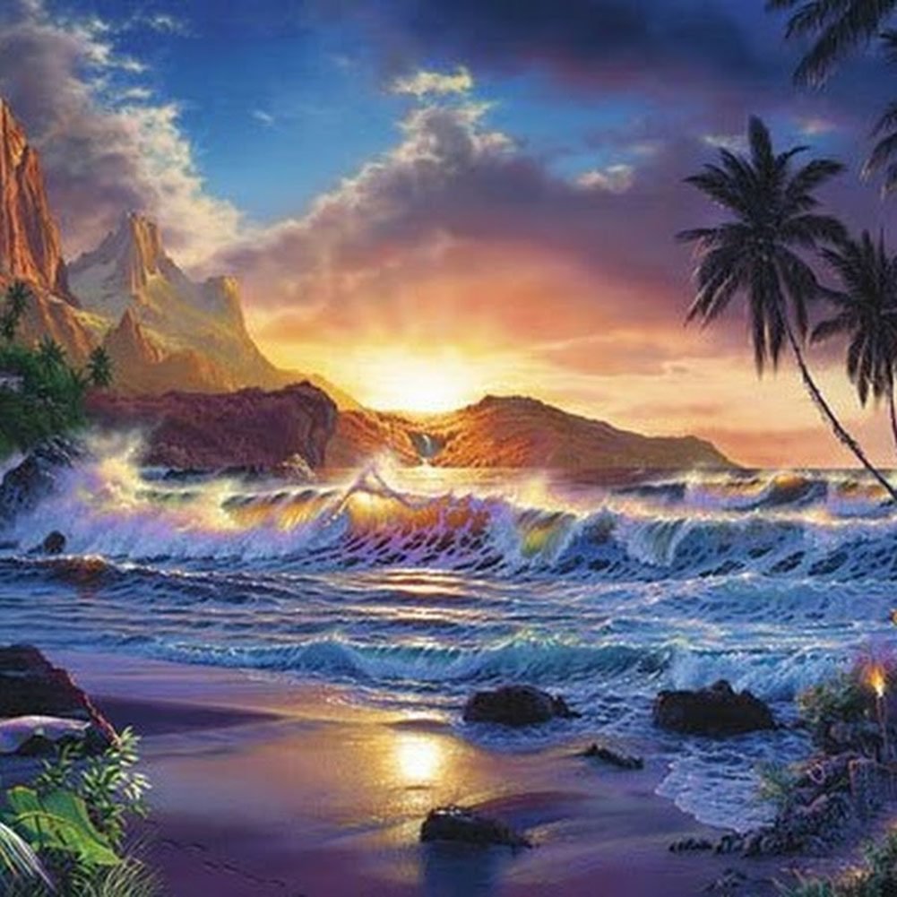 Diamond Painting - Full Round - Sea Wave(30*30cm)