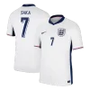SAKA #7 England Home Soccer Jersey EURO 2024